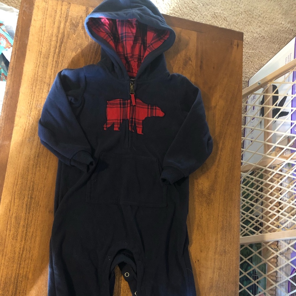 Little Boys Fleece Onesie 24Months